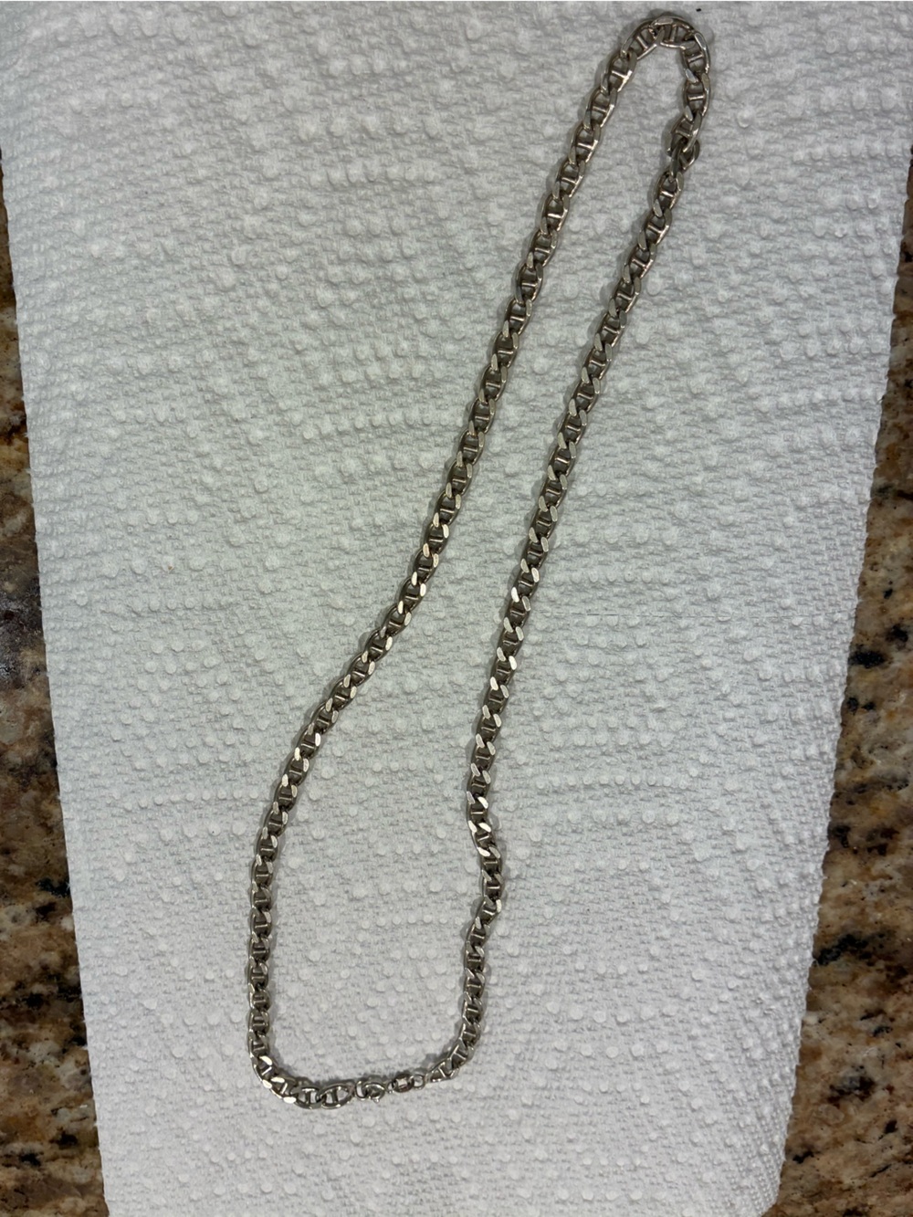 18” Sterling Silver Tone Women's Chain Necklace - Silver